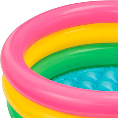 Piscina Intex Inflable 3 Aros 68 L Fondo Acolchonado Inx058924