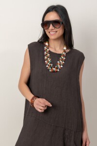VESTIDO ADAMINA Chocolate
