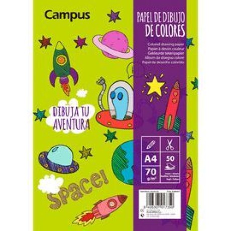 Block Campus A4 con 50 Hojas de Colores Block Campus A4 con 50 Hojas de Colores