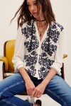 CAMISA AMALITA EMBRO Crudo