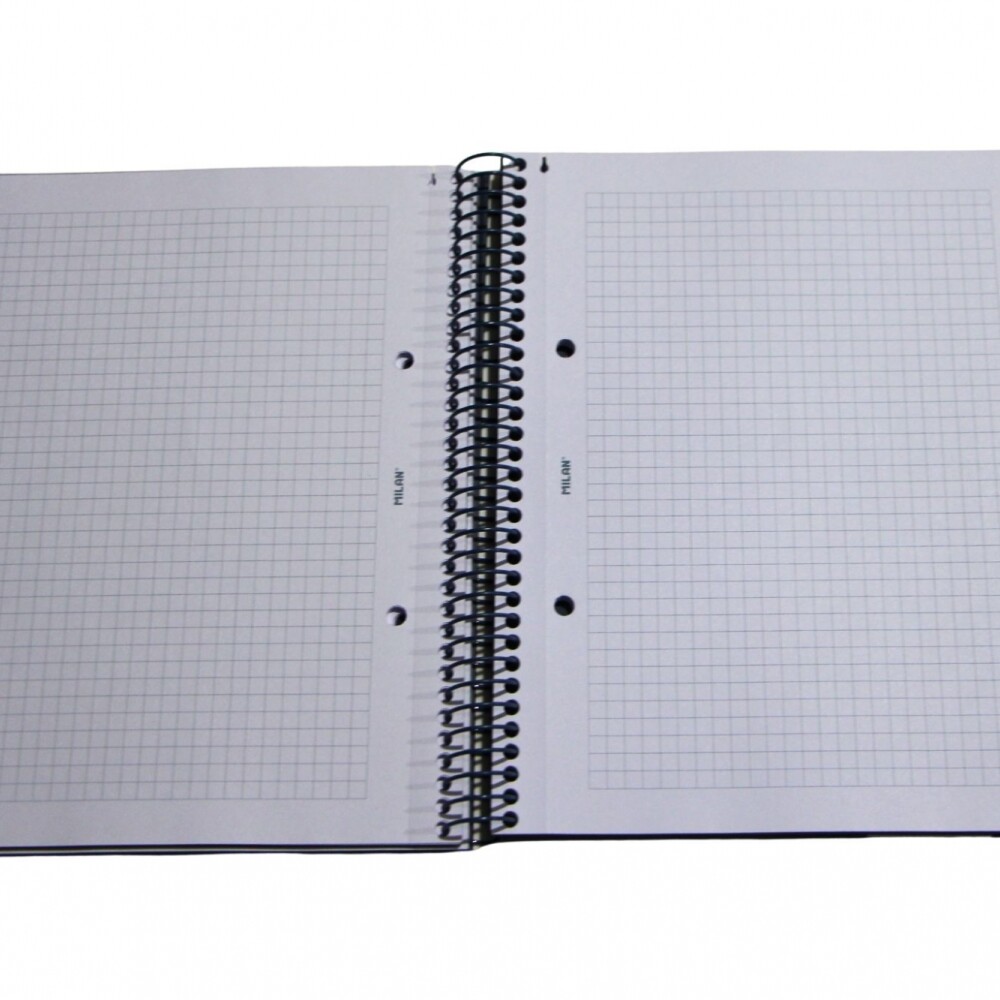 CUADERNO MILAN CON ESPIRAL TAMAÑO A5 RAYADO DE 80 HOJAS COLOR AZUL CUADERNO MILAN CON ESPIRAL TAMAÑO A5 RAYADO DE 80 HOJAS COLOR AZUL