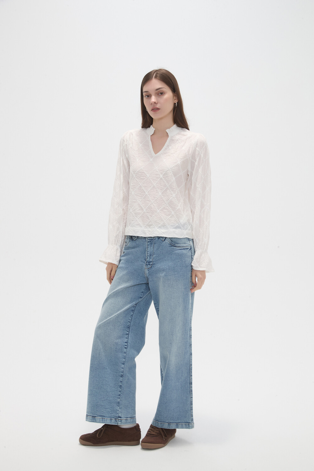 Blusa Oryval Marfil / Off White
