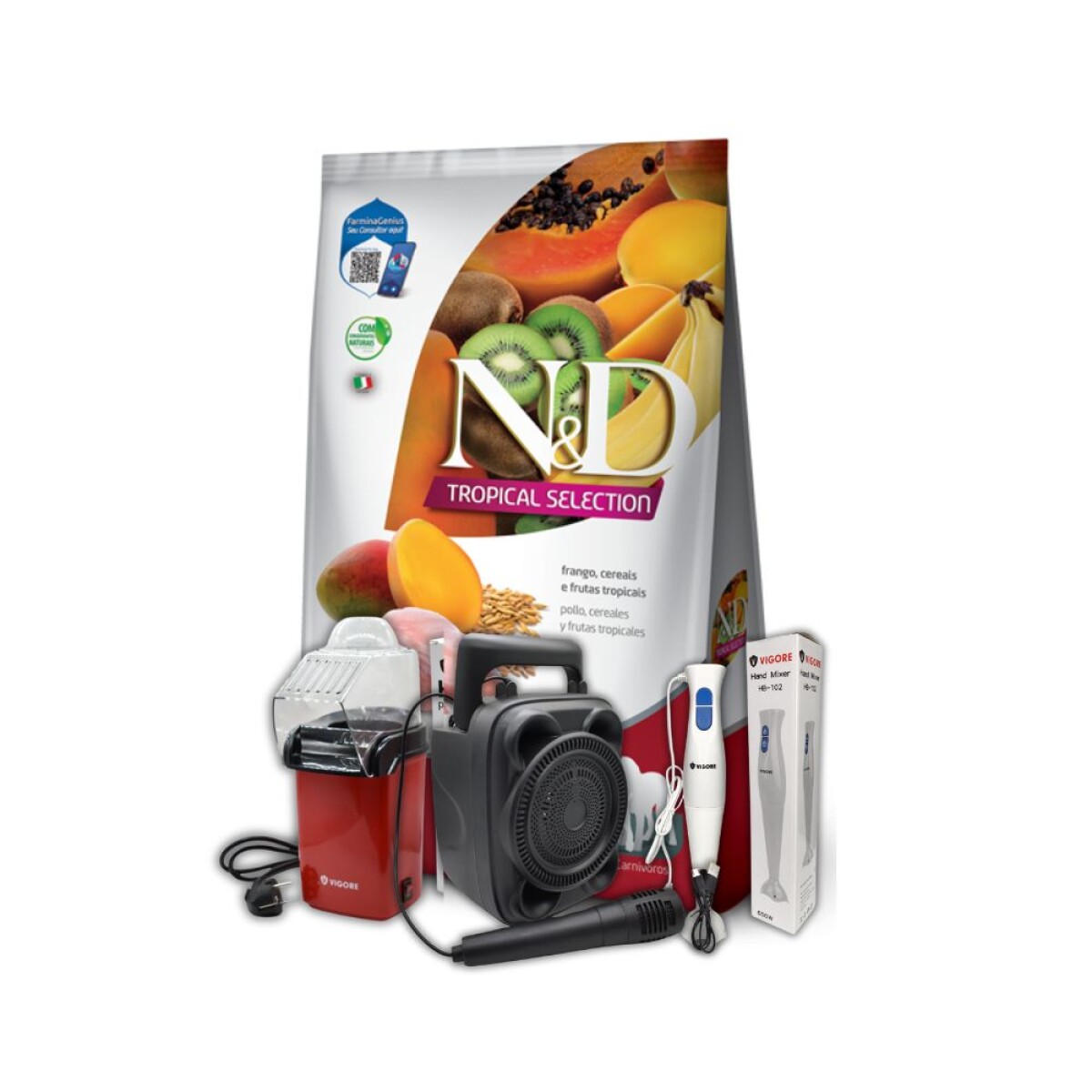 N&D Tropical Can Ad Md/Mx Fgo 10 + 2 Kg 