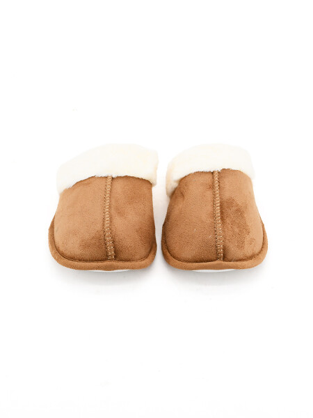 PANTUFLA TINA TOSTADO