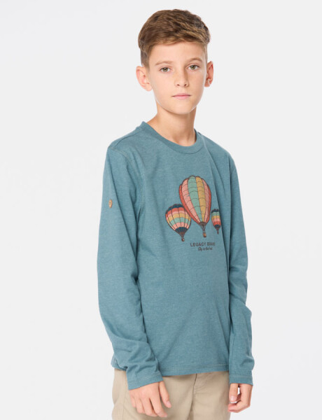 REMERA ESTAMPADA Verde