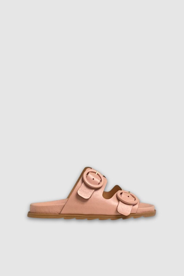 Sandalia con hebillas Rumba Rosa