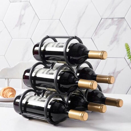 Bodega Rack Organizador En Metal Para 6 Botellas De Vino Bodega Rack Organizador En Metal Para 6 Botellas De Vino