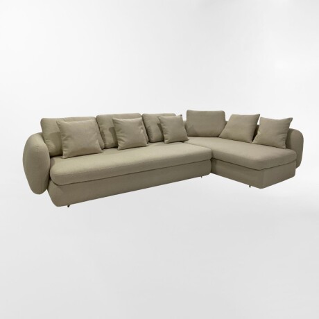 SOFÁ CON CHAISE CONCEPT CHAISE BEIGE - 3 CUERPOS