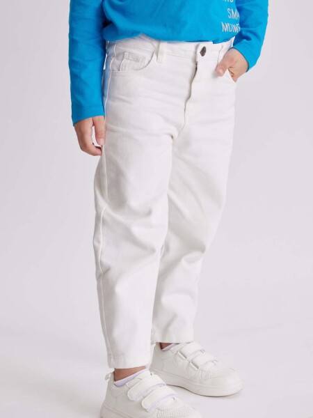 Pantalón jean slouchy Slouchy Blanco