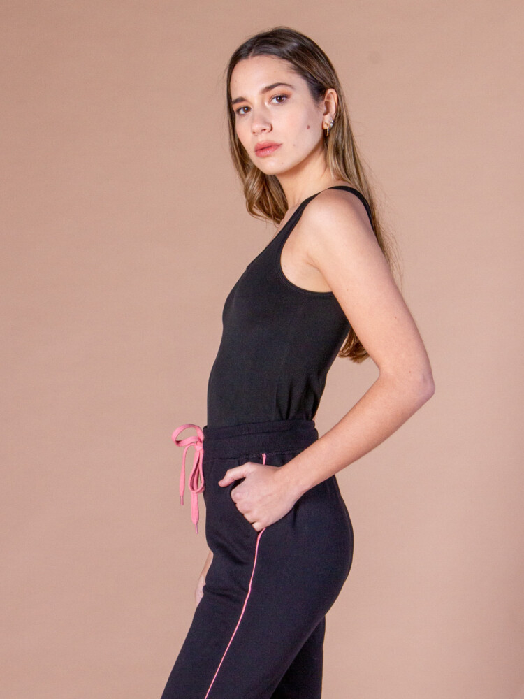 MUSCULOSA SEAMLESS ZAFIRO Negro