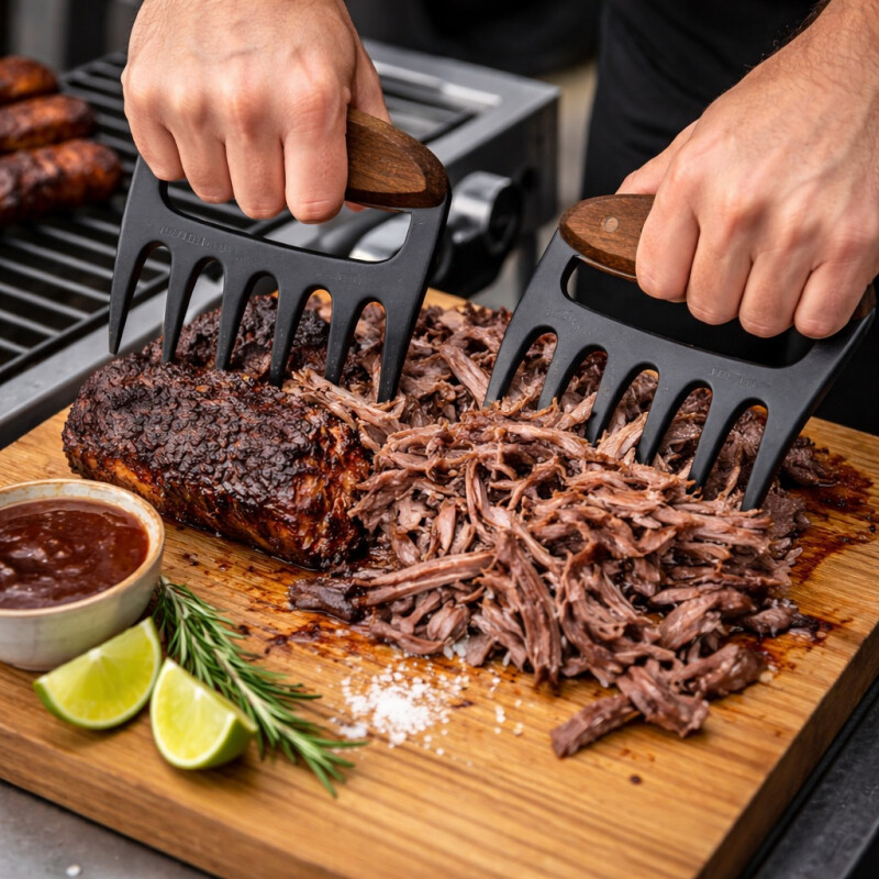 Garra Multiuso Tramontina Para Carne Mango Madera Garra Multiuso Tramontina Para Carne Mango Madera