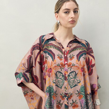 CAMISA ANTOLOGIA Lila Grisáceo