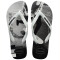 Sandalia de Hombre Havaianas Hype Blanco - Negro