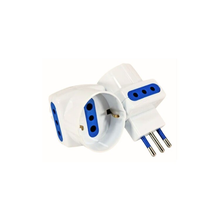 ADAPTADOR TRIFASICO SCHUKO + 2 TRES EN LINEA VOLTA ADAPTADOR TRIFASICO SCHUKO + 2 TRES EN LINEA VOLTA