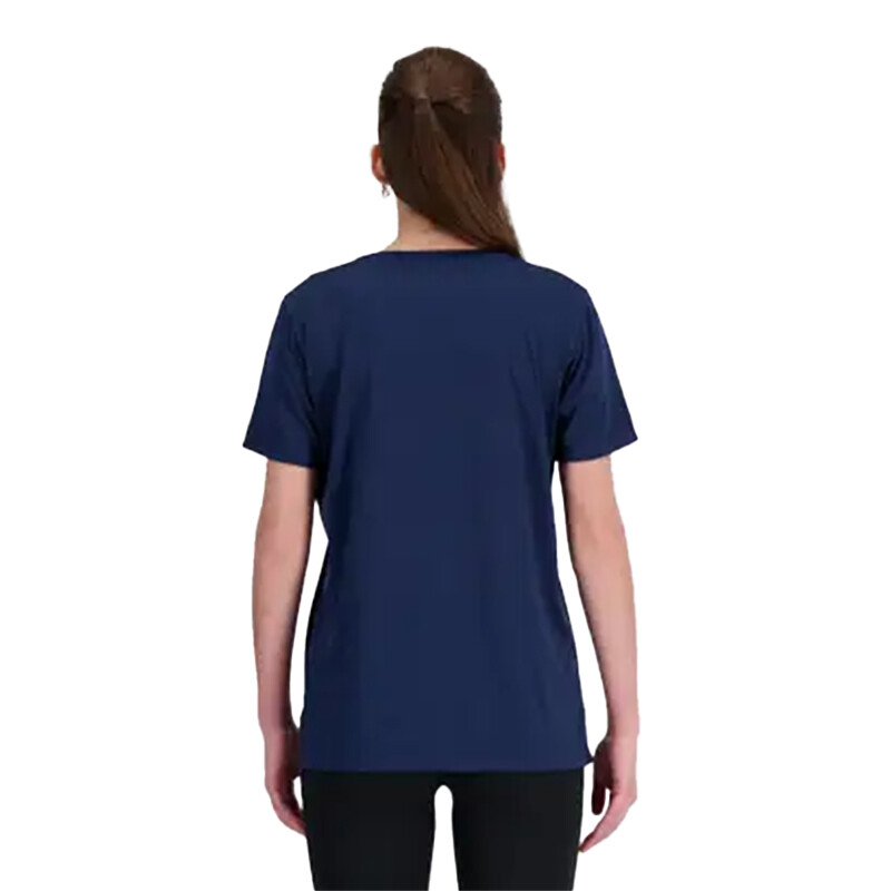 Remera New Balance Short Sleeve Azul