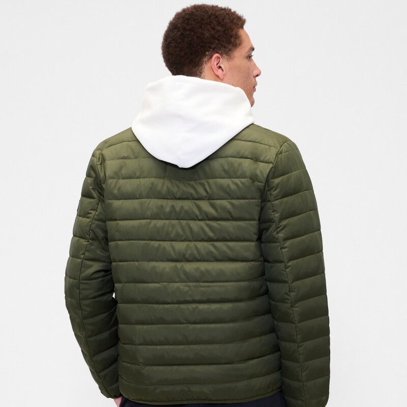 V-FRCH LOGO LTWT PUFFER JKT ARMY JACKET GREEN