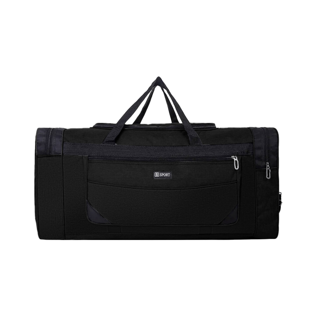 Bolso Sport Grande Unisex Multiuso Duradero Espacioso - Negro 