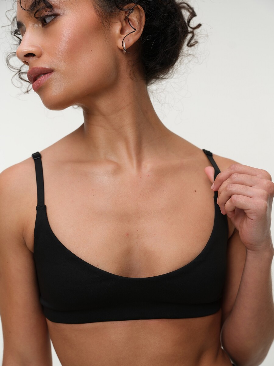 Top Rubí - Negro 