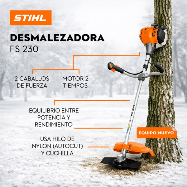 Desmalezadora Stihl Fs-230 DESMALEZADORA STIHL FS230 4946