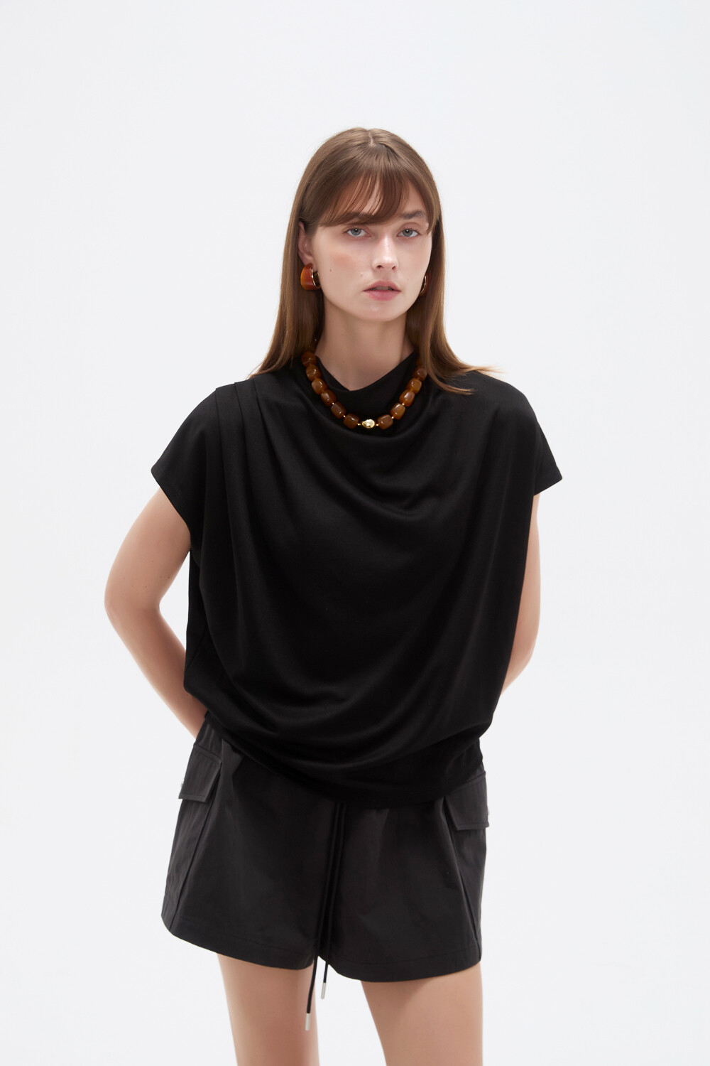 Tops Bornea Negro