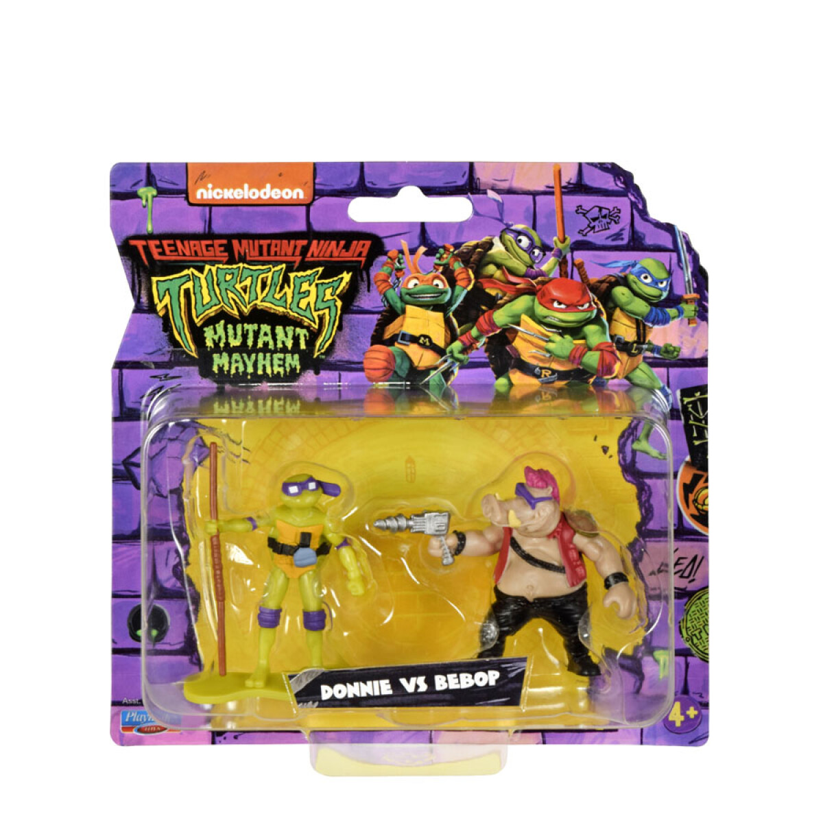 Donatello vs Bebop Pack 2 Mini Figuras • Tortugas Ninja TMNT 