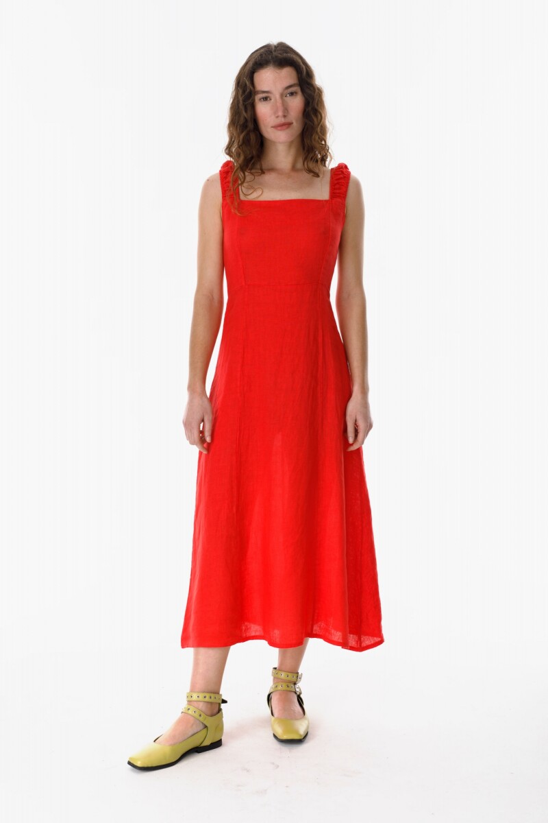 Vestido Antoniette Rojo