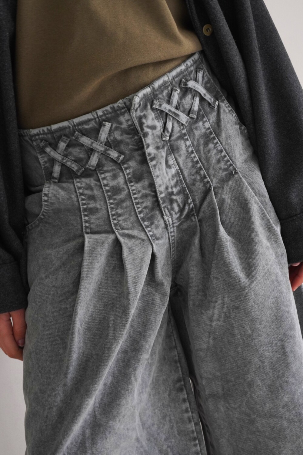 Cross Pants Vaquero Gris