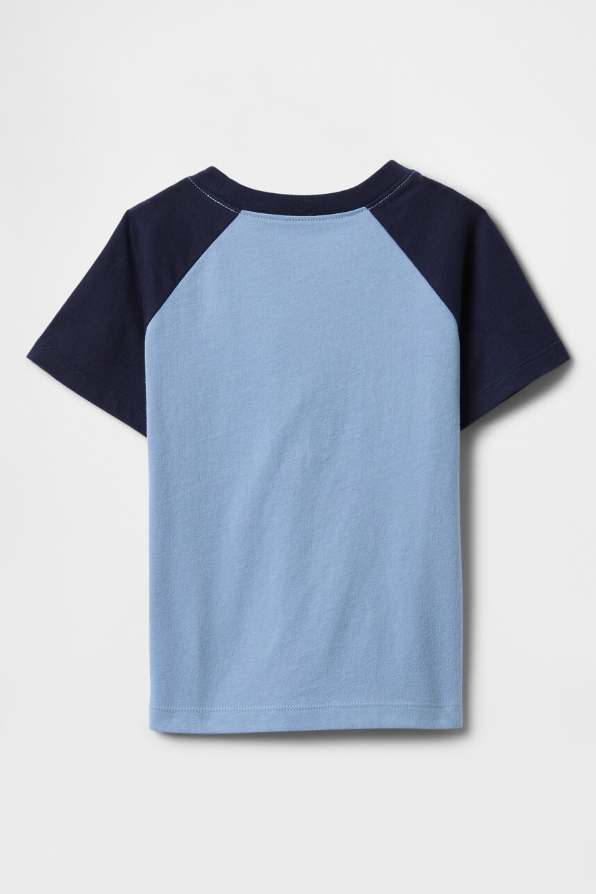 Remera Logo Gap Toddler Niño Blue Suede