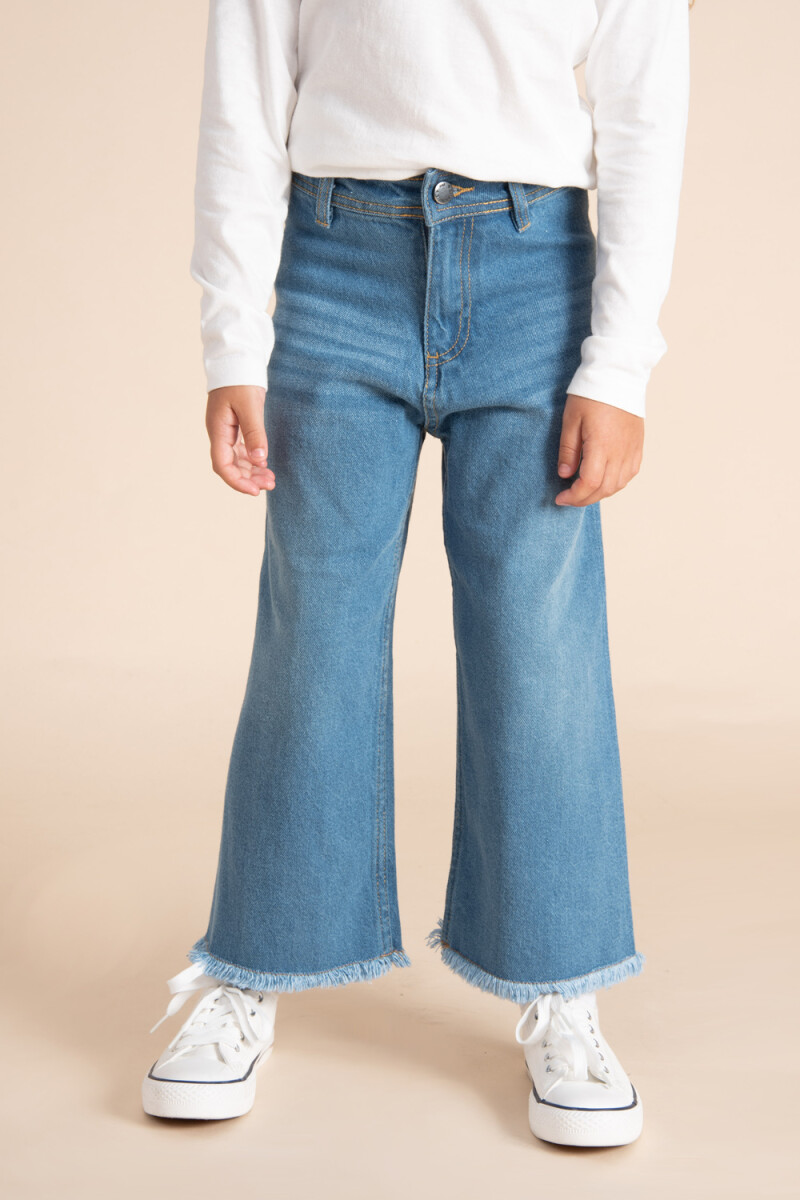 Pantalón ancho - Azul 