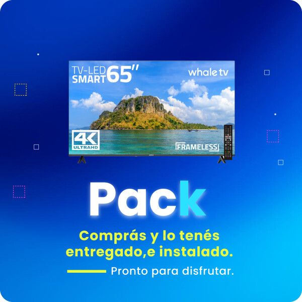Pack Smart TV Xion 65" Whale TV + Instalación Pack Smart TV Xion 65" Whale TV + Instalación