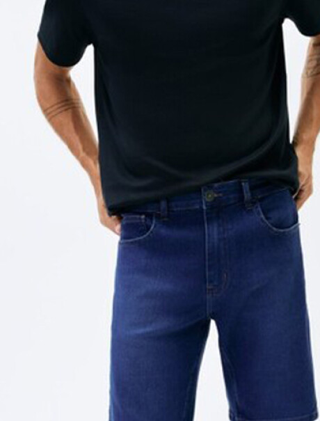 BERMUDA DE JEANS AZUL