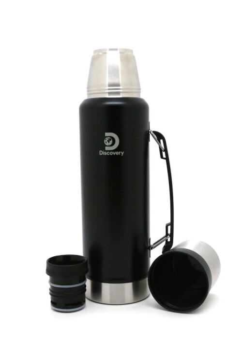 Termo 1.3 L doble Acero - Discovery Negro