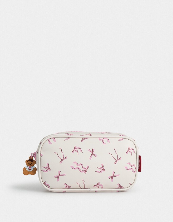 Cartucheras Cartuchera Estampada Teddy - Blanco Crudo