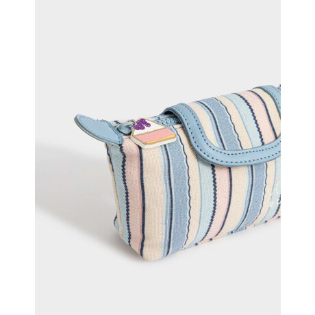 Porta Cosméticos Estampado Rayas