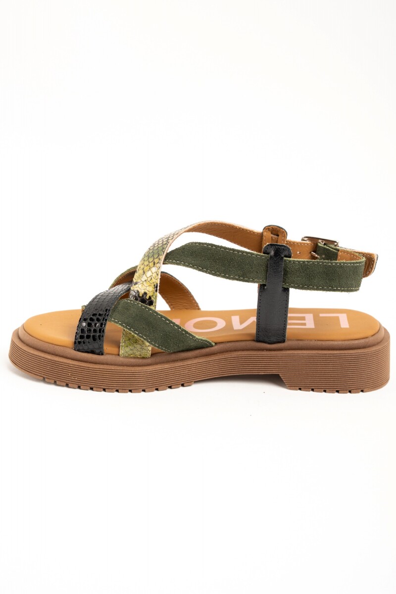 Sandalia Texturada Multi