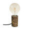 LOPE DE MESA Luminaria de Mesa Lope Marrón