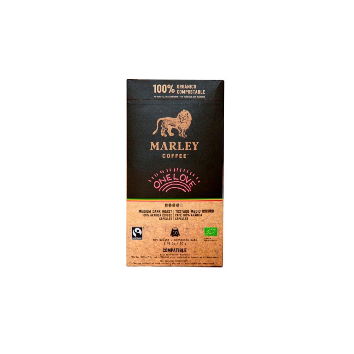 CÁPSULAS NESPRESSO MARLEY, 10 UNIDADES 