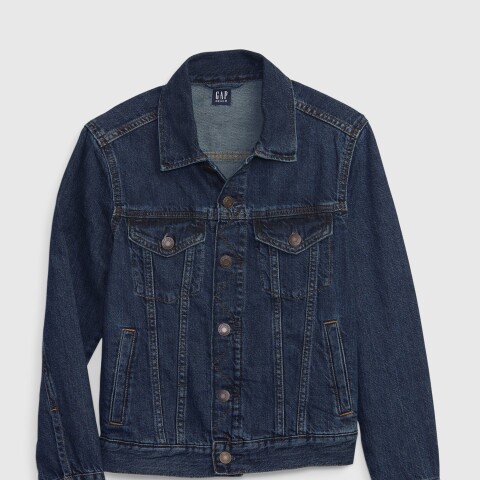V-JKT DNM BAS MEDIUM WASH