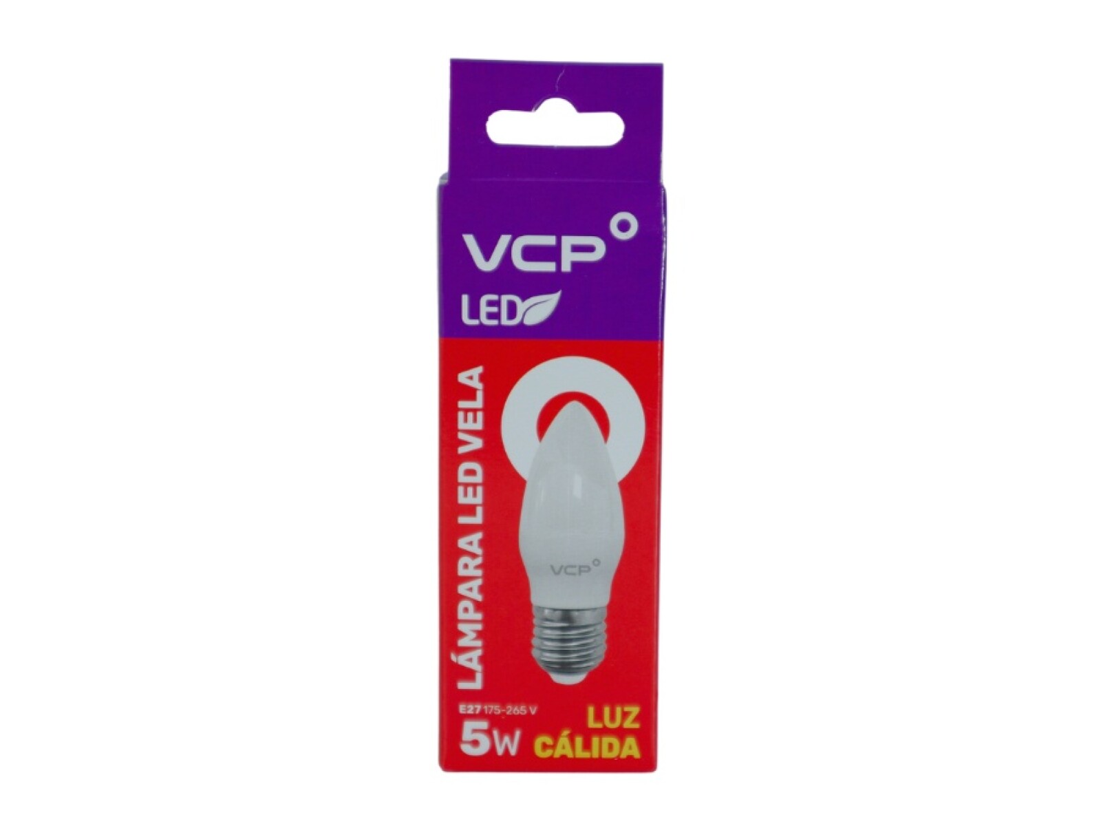 LAMPARA LED VELA 5W E27 2700K ESME 
