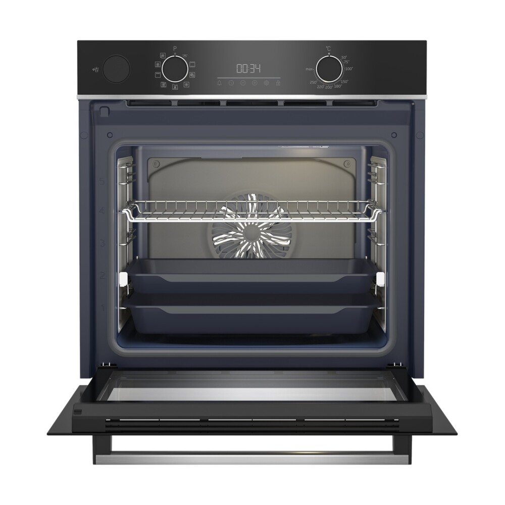 Horno empotrable 72L con grill 60cm Beko BBIS13300XMSE Negro