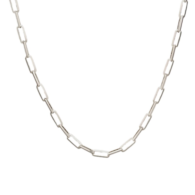 Cadena Force eslabón largo-Plata 925-Sin Piedra-CD3060 Sinpiedra