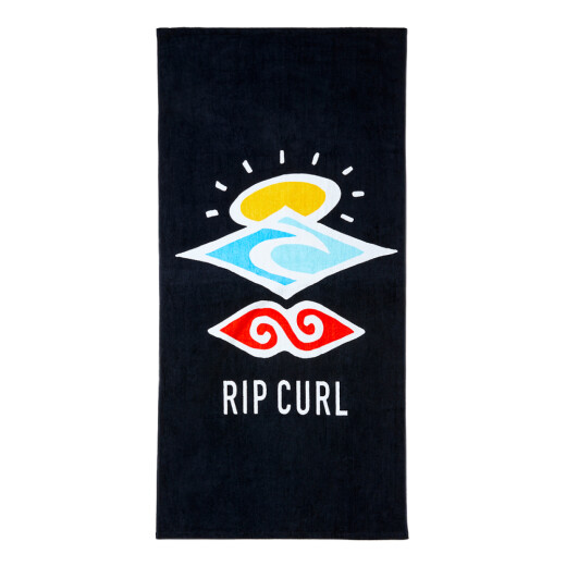Toalla Rip Curl Icons - Negro/Rojo Toalla Rip Curl Icons - Negro/Rojo