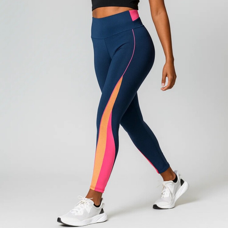 CALZA COMBINADA POWERFIT AZUL