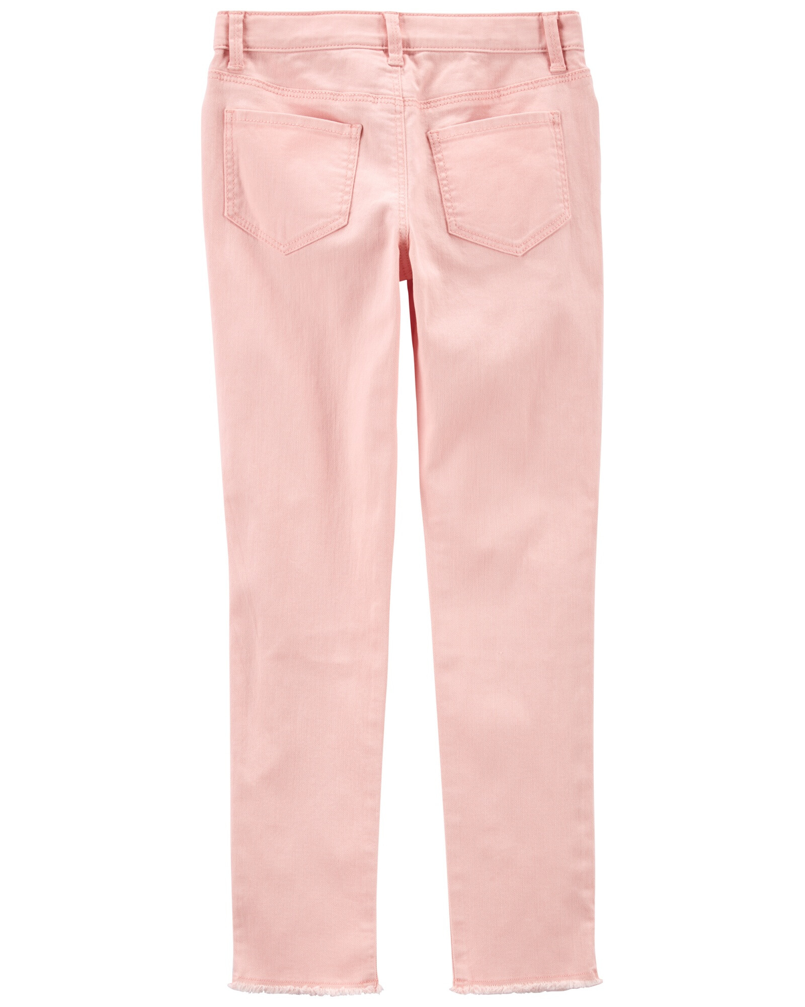 Pantalón de jean ajustado con detalles rasgados 0