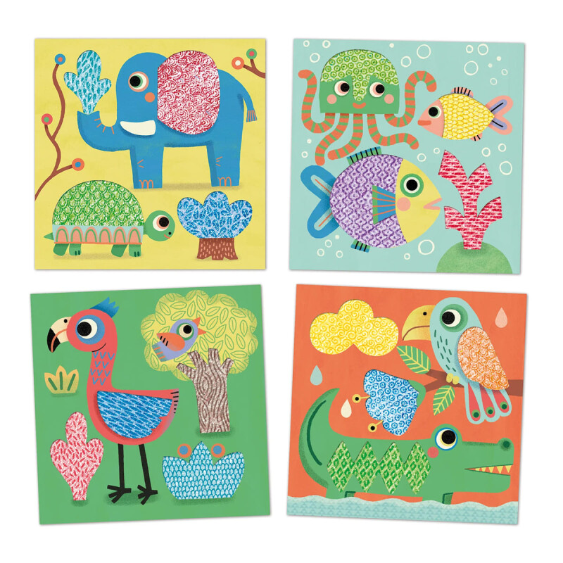 Motivos para frotar Amigos de Magali Djeco Motivos para frotar Amigos de Magali Djeco