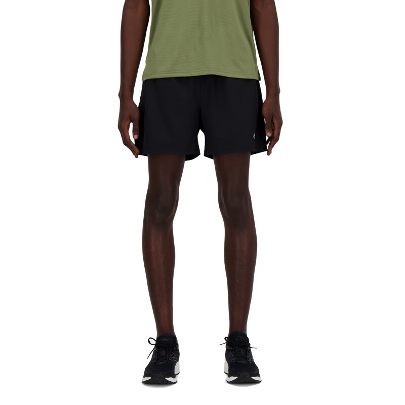Short New Balance de Hombre - 5 INCH LINED - MS41230BK BLACK