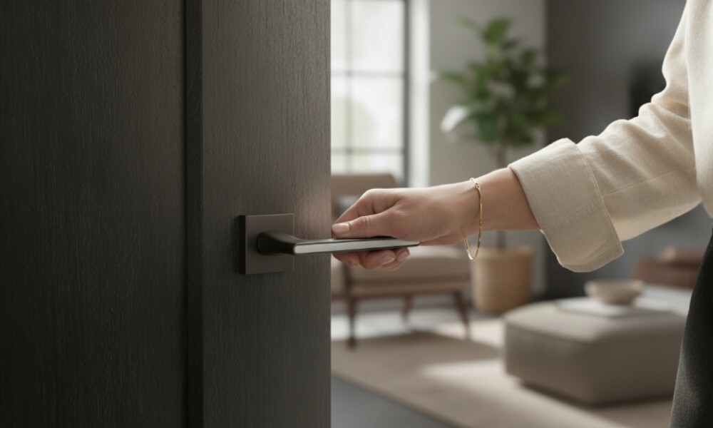 Manija para puerta RCS-810G grafito Manija Para Puerta Rcs-810g Grafito