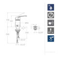 GRIFERIA DE BIDET MODELO NEW FLY CON TRANSFERENCIA COLOR CROMO CONEX FLEX 1/2" Griferia De Bidet Modelo New Fly Con Transferencia Color Cromo Conex Flex 1/2"