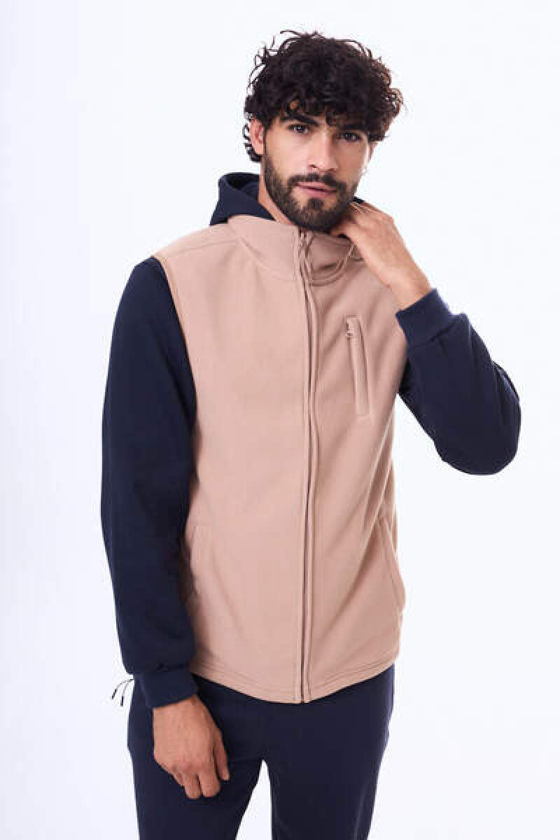 Chaleco polar Popayan - Beige 