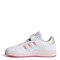 Championes Infantiles Adidas Grand Court 2.0 Blanco - Rosado